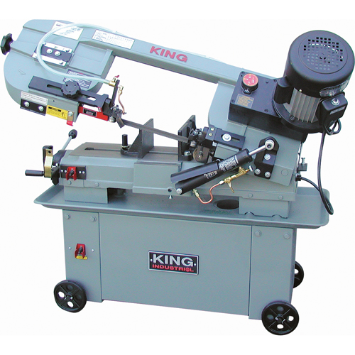 Metal Cutting Band Saws With Geardrive, Horizontal/Vertical, Round 7" and 7" x 12" Rectangular Cutting Capacity Toolneeds Inc.