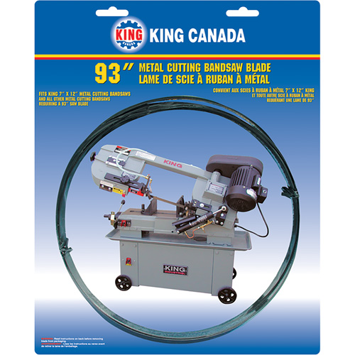 Lame de scie &agrave; ruban pour usage g&eacute;n&eacute;ral, Bim&eacute;tal, 93" lo x 3/4" la x &eacute;paisseur 0,032", 10-14 dents par pouce Toolneeds Inc.