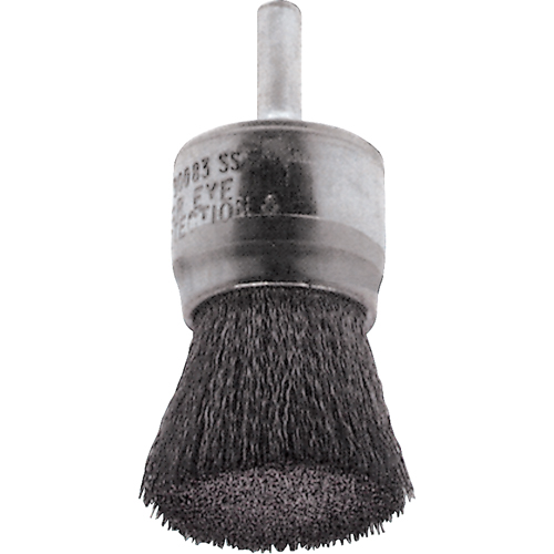 Brosses mont&eacute;es &agrave; fils cr&ecirc;p&eacute;s, 1/2", Fils 0,0104", Tige 1/4" Toolneeds Inc.