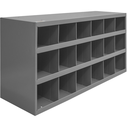 Armoires pour bacs de rangement en acier, 33-3/4" la x 12" p x 19-1/4" h, Gris Toolneeds Inc.