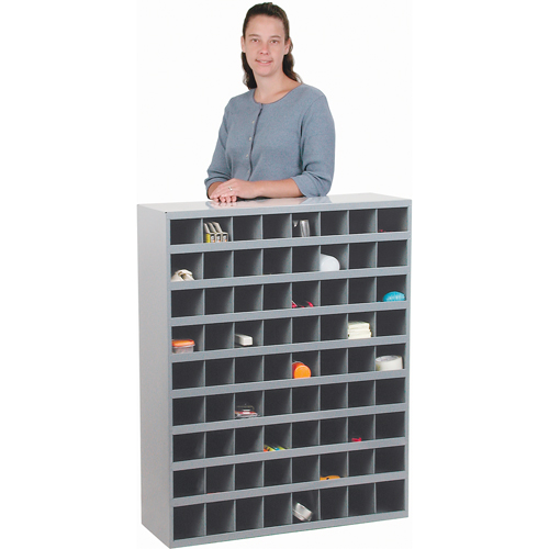Armoires pour bacs de rangement en acier, 33-3/4" la x 12" p x 42" h, Gris Toolneeds Inc.