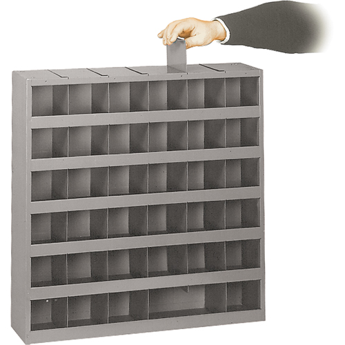 Adjustable Storage Bin Cabinet, Steel, 36 Drawers, 23-3/4" x 4-3/4" x 23-3/4", Grey Toolneeds Inc.