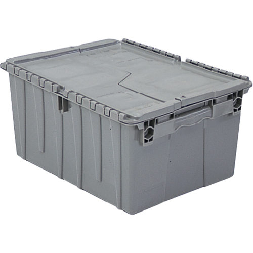 Contenants de distribution Flipak en plastique poly&eacute;thyl&egrave;ne (PE), 11,8" x 9,8" x 7,7", Gris Toolneeds Inc.