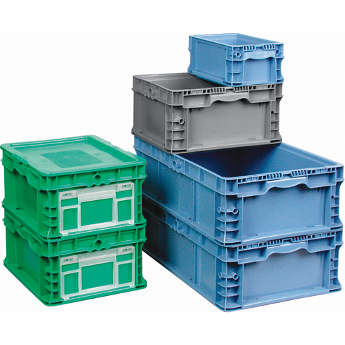 StakPak Plus 4845 System Containers, 15" W x 12" D x 7.5" H, Medium Green Toolneeds Inc.