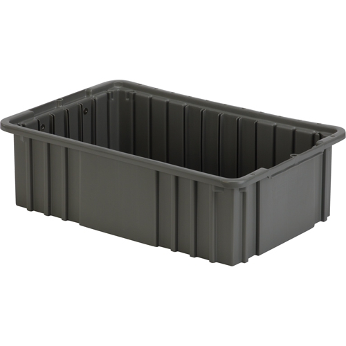 Divider Box, Polyethylene, 16.5" W x 10.9" D x 5" H, Grey Toolneeds Inc.