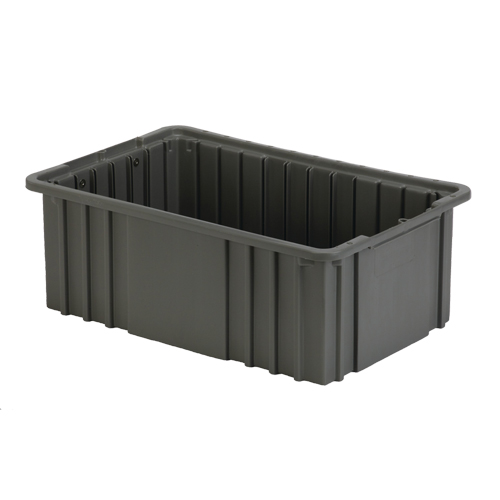 Divider Box, Polyethylene, 15.5" W x 9.9" D x 6" H, Grey Toolneeds Inc.