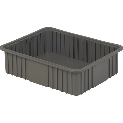 Divider Box, Polyethylene, 20.9" W x 15.9" D x 6" H, Grey Toolneeds Inc.