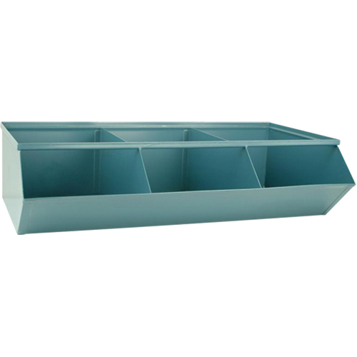 Sectional Bin Units, 100 lbs. Cap., 37" W x 20-1/2" D x 9-1/2" H, Blue Toolneeds Inc.