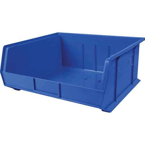 Bac en plastique, 16-1/2" la, 11" h x 18" p, Bleu Toolneeds Inc.