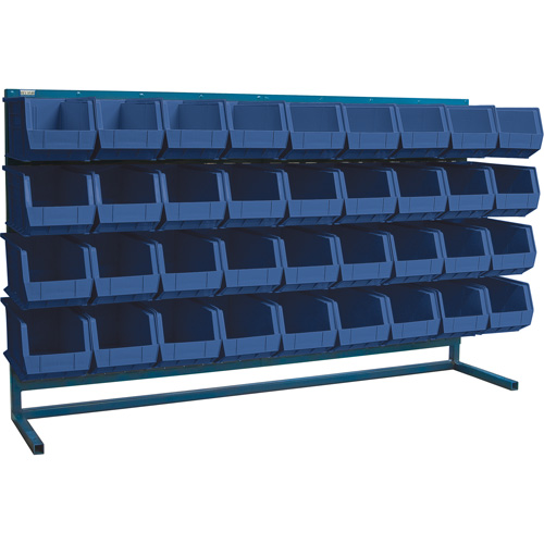 Rayonnage &agrave; persienne avec bacs, 36 bacs, 72" la x 15" p x 40" h Toolneeds Inc.