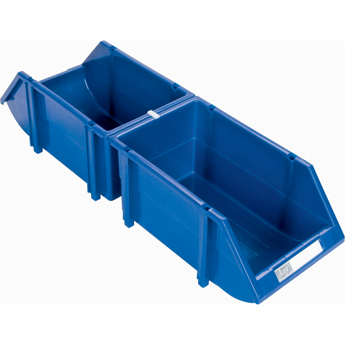 Stack & Hang Bin, 4-13/16" W x 3-3/16" H x 7-1/8" D, Blue Toolneeds Inc.