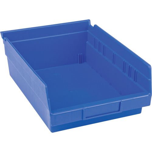 Bacs pour tablette en plastique, 8-3/8" la x 4" H x 11-5/8" p, Bleu, Capacit&eacute; 15 lb Toolneeds Inc.