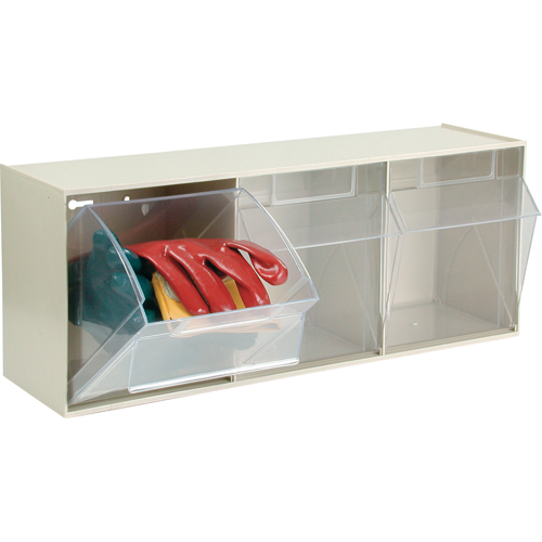 Tip-Out Bins Modular Storage System, 23-5/8" W x 7-3/4" D x 9 1/2" H, 3 Drawers Toolneeds Inc.