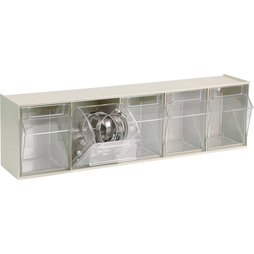 Tip-Out Bins Modular Storage System, 23-5/8" W x 5-1/4" D x 6-1/2" H, 5 Drawers Toolneeds Inc.