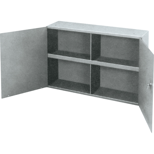Utility Cabinet, Steel, 2 Shelves, 22-1/4" H x 33-3/4" W x 8-1/2" D, Grey Toolneeds Inc.