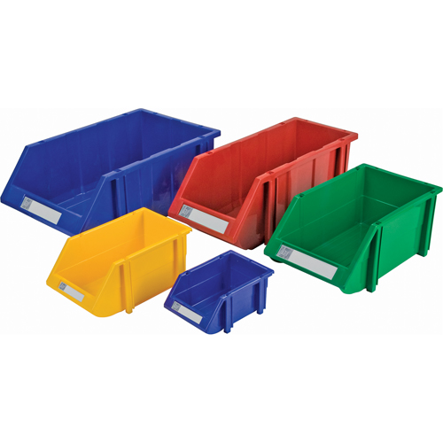 Stack & Hang Bin, 7-7/8" W x 7" H x 17-11/16" D, Red Toolneeds Inc.