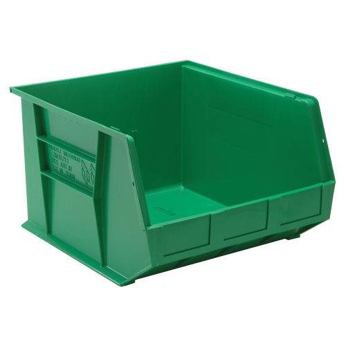Ultra Stack & Hang Bin, 16-1/2" W x 11" H x 18" D, Green Toolneeds Inc.