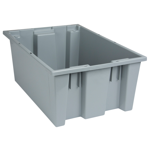 Contenants Stack & Nest, 8" x 19,5" x 13,5", Gris Toolneeds Inc.