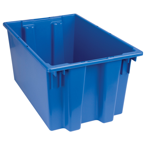 Stack & Nest Totes, 12" x 23.5" x 15.5", Blue Toolneeds Inc.