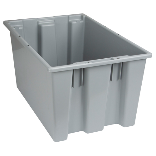 Stack & Nest Totes, 12" x 23.5" x 15.5", Grey Toolneeds Inc.