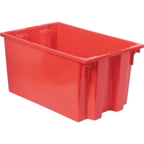 Stack & Nest Totes, 12" x 23.5" x 15.5", Red Toolneeds Inc.