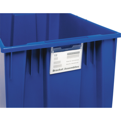 Label Holder for Stack & Nest Tote Toolneeds Inc.