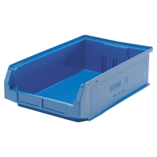 Contenants g&eacute;ants empilables, 12,375" la x 19,75" p x 5,875" h, Bleu Toolneeds Inc.
