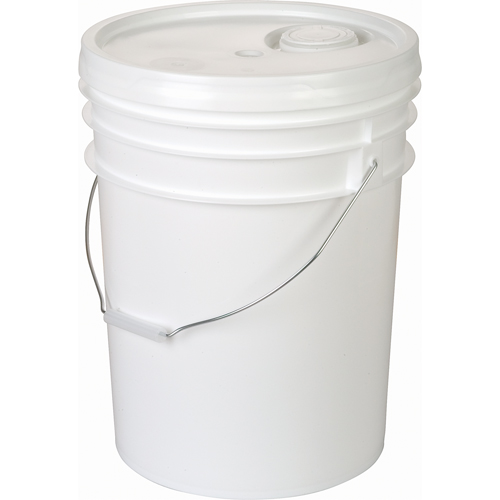 Seau blanc avec couvercle &agrave; joint d'&eacute;tanch&eacute;it&eacute;, Plastique, 20 L Toolneeds Inc.