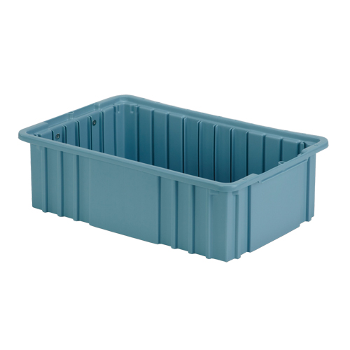 Divider Box, Polyethylene, 15.5" W x 9.9" D x 5" H, Light Blue Toolneeds Inc.