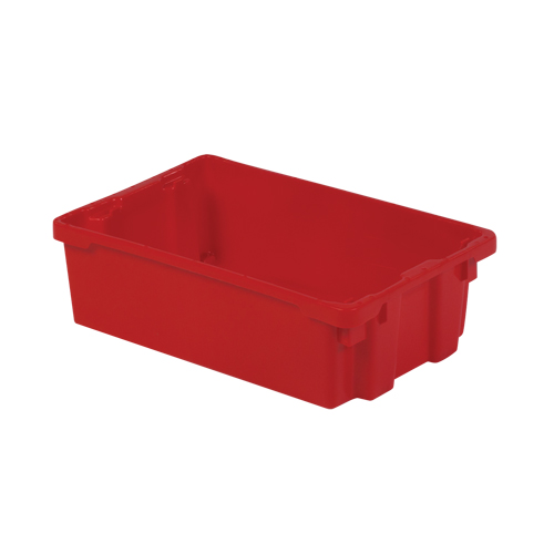 Contenants Stack-N-Nest Polylewton, 6,2" x 20,1" x 13", Rouge Toolneeds Inc.