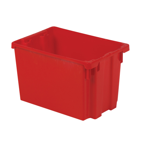 Contenants Stack-N-Nest Polylewton, 12,1" x 19,4" x 12,9", Rouge Toolneeds Inc.