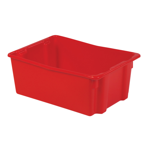 Contenants Stack-N-Nest Polylewton, 10,5" x 26,1" x 18,7", Rouge Toolneeds Inc.