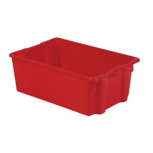 Contenants Stack-N-Nest Polylewton, 10,5" x 28,4" x 18,7", Rouge Toolneeds Inc.