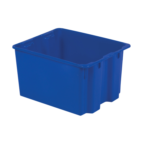 Contenants Stack-N-Nest Polylewton, 12" x 21" x 17", Bleu Toolneeds Inc.
