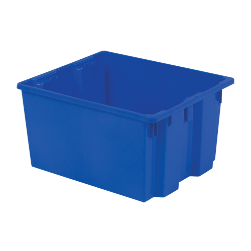 Polylewton Stack-N-Nest&reg; Containers, 13" x 24" x 20", Blue Toolneeds Inc.
