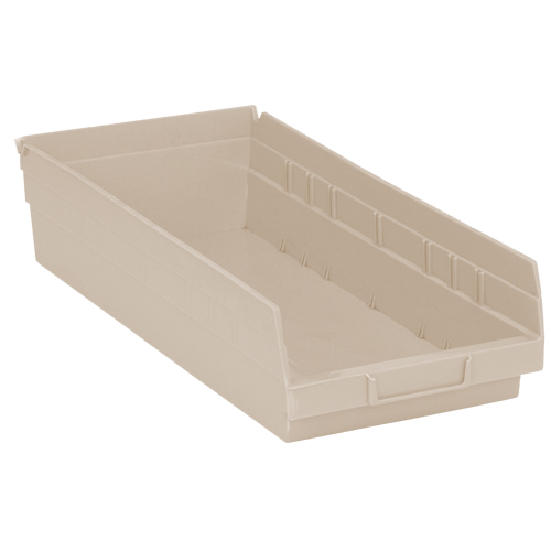 Bac pour &eacute;tag&egrave;re &eacute;conomique, 8-3/8" la, 4" h x 17-7/8" p, Ivoire Toolneeds Inc.
