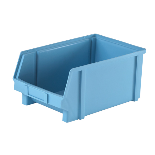 Plastibox&reg; Parts Bin, 8-1/10" W x 6" H x 12-4/5" D, Blue Toolneeds Inc.