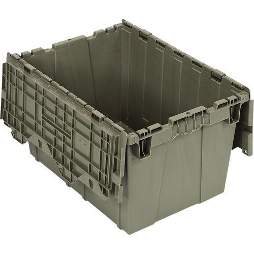 Conteneur &agrave; couvercle attach&eacute;, 12,75" x 19,25" x 15,25", Vert Toolneeds Inc.