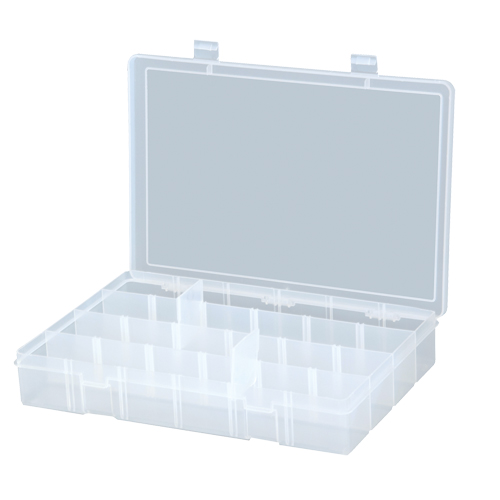 Compact Compartment Cases, 13.125" W x 2.3125" D x 9" H, 24 Compartments Toolneeds Inc.