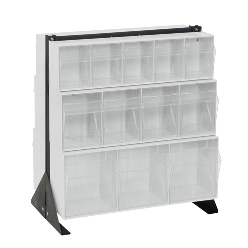 Tip-Out Bins Stand, 23-5/8" W x 16" D x 28" H, 24 Drawers Toolneeds Inc.
