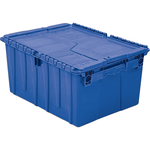 Contenants de distribution Flipak en plastique poly&eacute;thyl&egrave;ne (PE), 11,8" x 9,8" x 7,7", Bleu Toolneeds Inc.