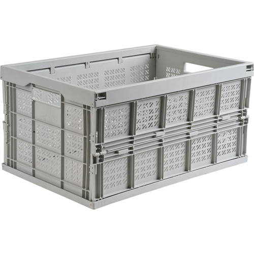 Collapsible Container, 21" L x 14" W x 10.5" H, Grey Toolneeds Inc.