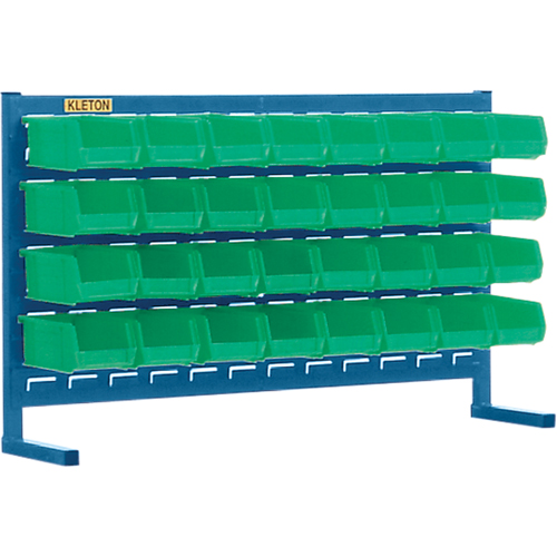 Louvered Rack with Bins, 32 Bins, 36" W x 8-1/4" D x 22" H Toolneeds Inc.