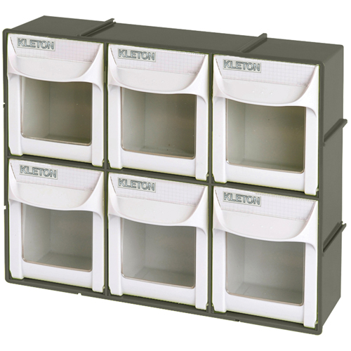 Heavy-Duty Tilt Bin, 11-3/4" W x 3-1/2" D x 9-3/4" H, 6 Drawers Toolneeds Inc.