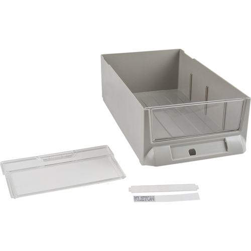 Replacement Drawer for KPC-200 Parts Cabinets, Plastic, 5-3/8" W x 9-13/16" D x 3-3/10" H, Grey Toolneeds Inc.