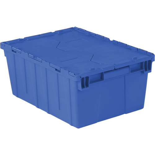 Flipak&reg; Polyethylene Plastic (PE) Distribution Containers, 21.9" x 15.2" x 9.3", Blue Toolneeds Inc.