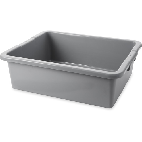 Undivided Bus/Utility Box, 7" H x 21.5" D x 17" L, Polyethylene, Grey Toolneeds Inc.