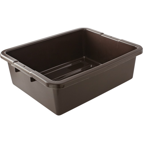 Contenant utilitaire sans compartiments, 7" ha x 21,5" p x 17" lo, Plastique, Brun Toolneeds Inc.