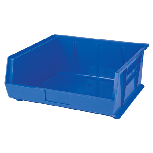 Stack & Hang Bin, 16-1/2" W x 7" H x 14-3/4" D, Blue Toolneeds Inc.