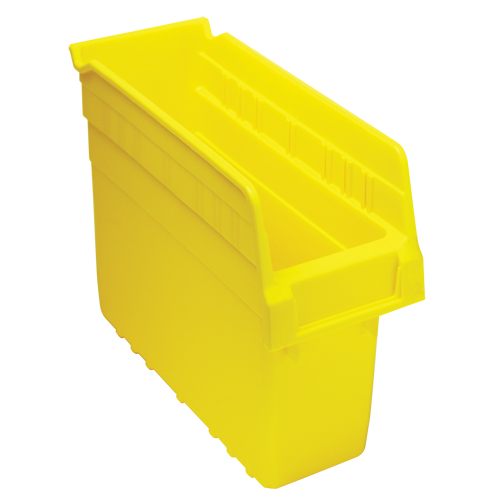 Store-Max Shelf Bins, 4-3/8" W x 8" H x 11-5/8" D, Yellow, 44 lbs. Capacity Toolneeds Inc.
